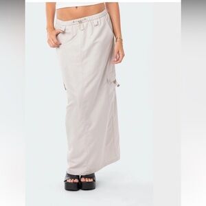 Edikted Cargo Skirt Maxi Size S